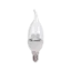 تصویر  LED شمعی 6 وات اشكی شفاف