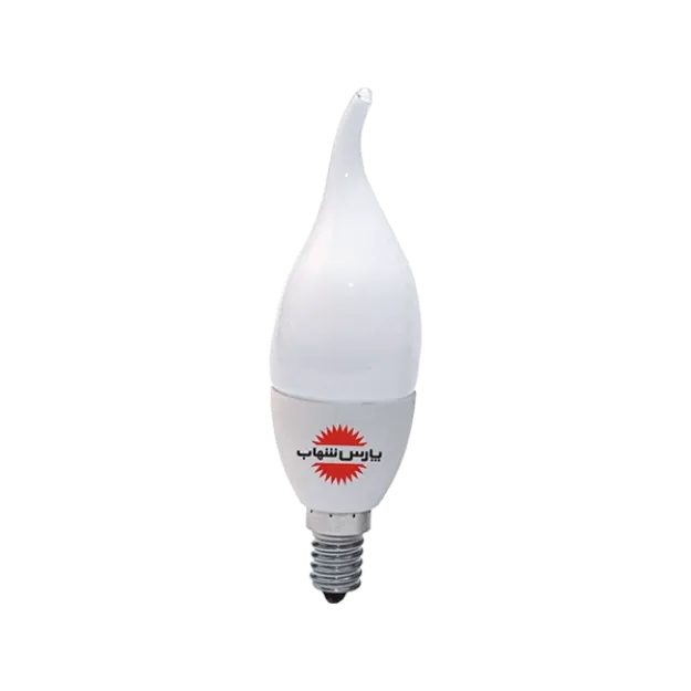 تصویر  لامپ 6 وات اشکي مهتابي  مات  LED (100عددي)